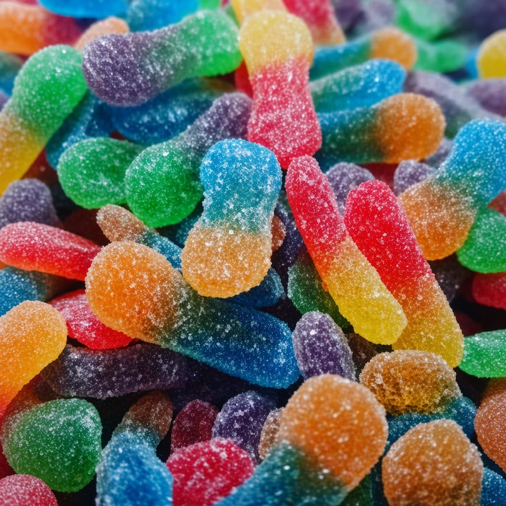 Sour worms